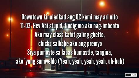 downtown kinaladkad ang qc lyrics